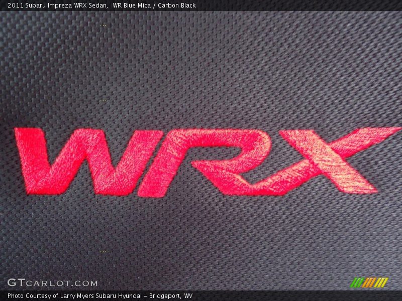 WR Blue Mica / Carbon Black 2011 Subaru Impreza WRX Sedan