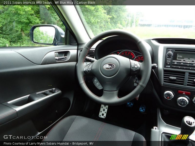WR Blue Mica / Carbon Black 2011 Subaru Impreza WRX Sedan