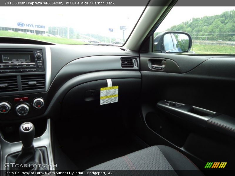 WR Blue Mica / Carbon Black 2011 Subaru Impreza WRX Sedan