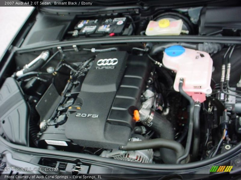 Brilliant Black / Ebony 2007 Audi A4 2.0T Sedan