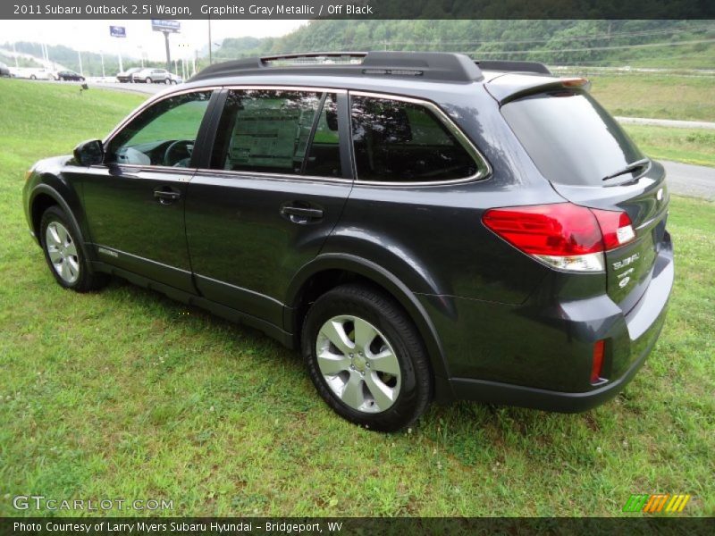 Graphite Gray Metallic / Off Black 2011 Subaru Outback 2.5i Wagon