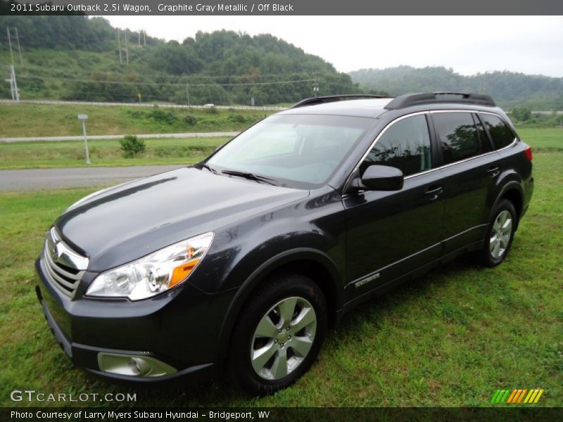 Graphite Gray Metallic / Off Black 2011 Subaru Outback 2.5i Wagon