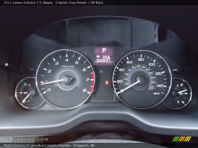  2011 Outback 2.5i Wagon 2.5i Wagon Gauges