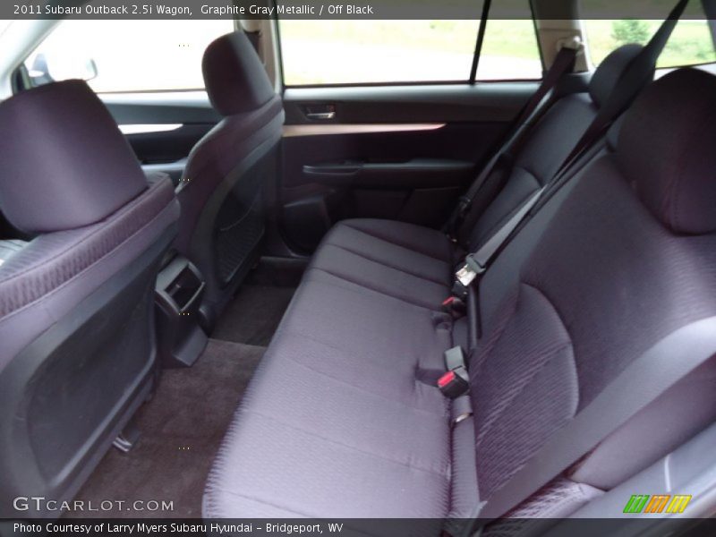 Graphite Gray Metallic / Off Black 2011 Subaru Outback 2.5i Wagon