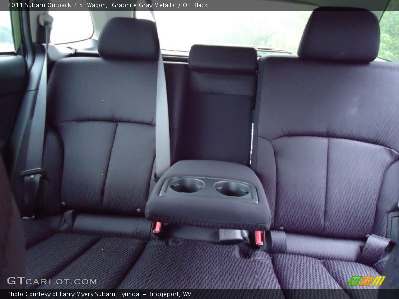 Graphite Gray Metallic / Off Black 2011 Subaru Outback 2.5i Wagon