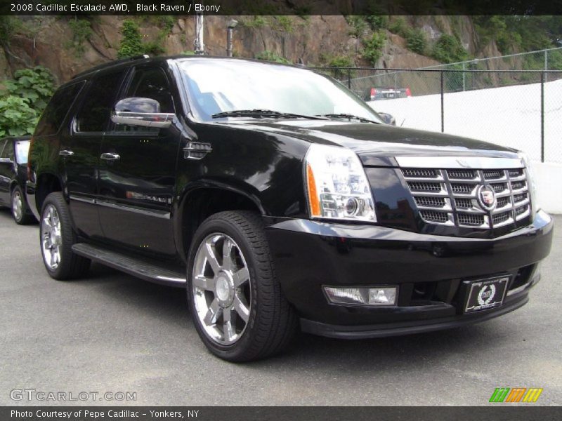 Black Raven / Ebony 2008 Cadillac Escalade AWD
