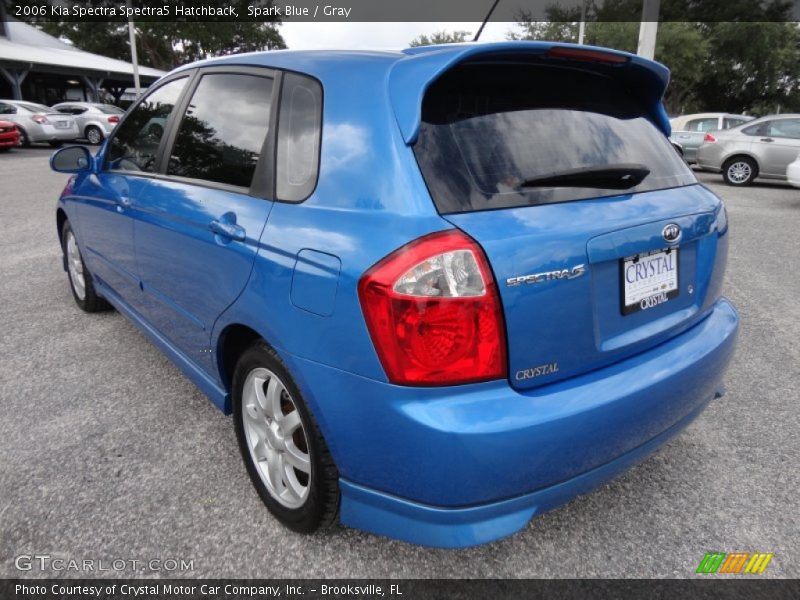 Spark Blue / Gray 2006 Kia Spectra Spectra5 Hatchback