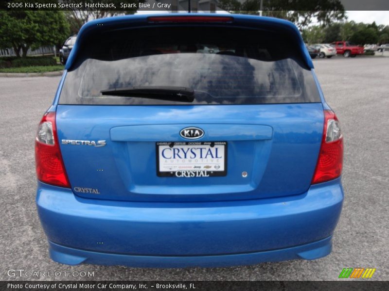 Spark Blue / Gray 2006 Kia Spectra Spectra5 Hatchback