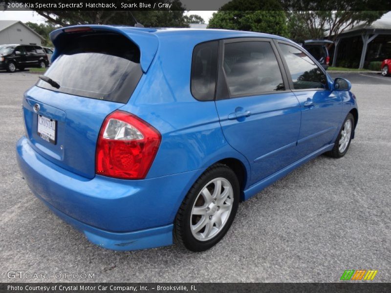 Spark Blue / Gray 2006 Kia Spectra Spectra5 Hatchback