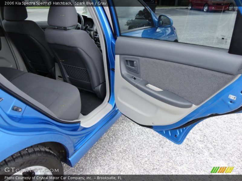 Spark Blue / Gray 2006 Kia Spectra Spectra5 Hatchback