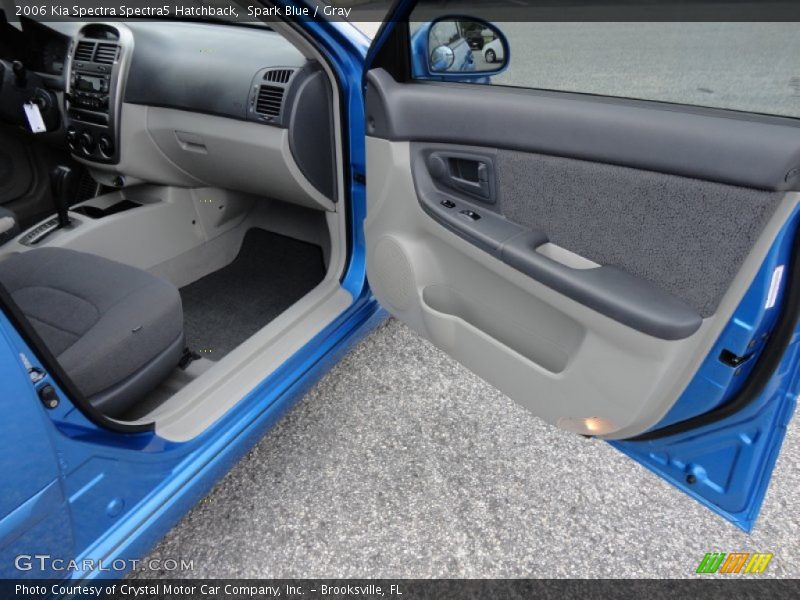 Spark Blue / Gray 2006 Kia Spectra Spectra5 Hatchback