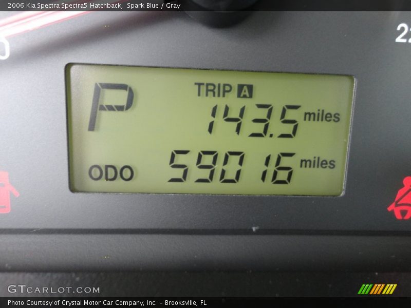 Spark Blue / Gray 2006 Kia Spectra Spectra5 Hatchback