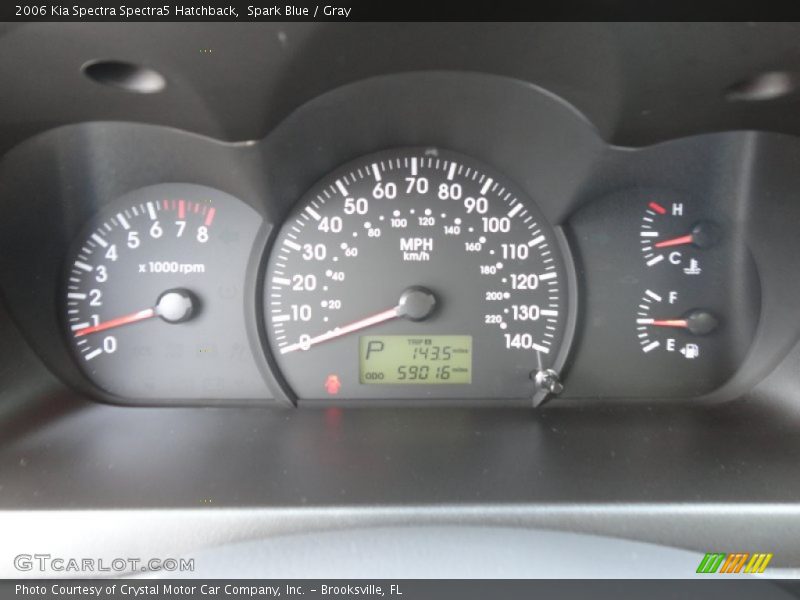  2006 Spectra Spectra5 Hatchback Spectra5 Hatchback Gauges