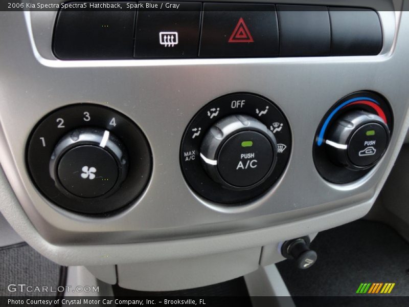 Controls of 2006 Spectra Spectra5 Hatchback