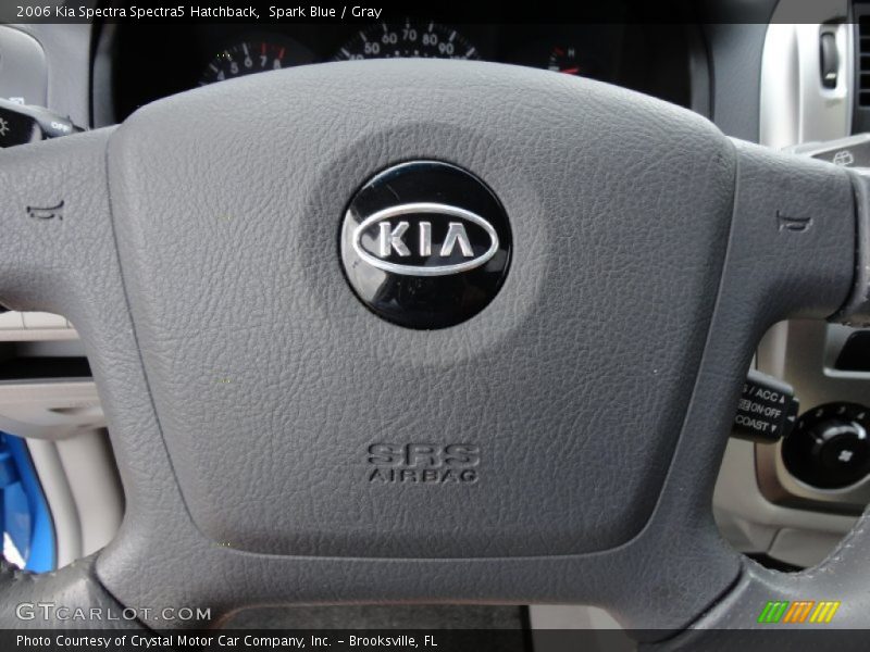 Spark Blue / Gray 2006 Kia Spectra Spectra5 Hatchback