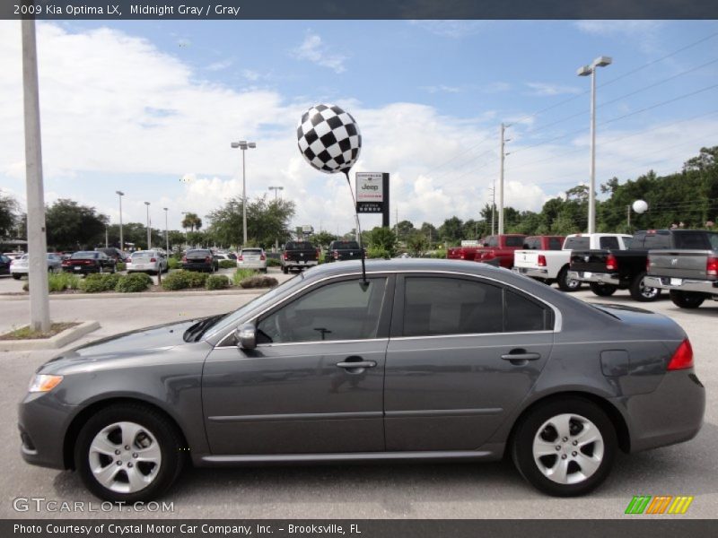 Midnight Gray / Gray 2009 Kia Optima LX