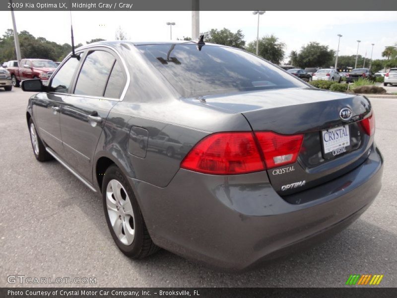 Midnight Gray / Gray 2009 Kia Optima LX
