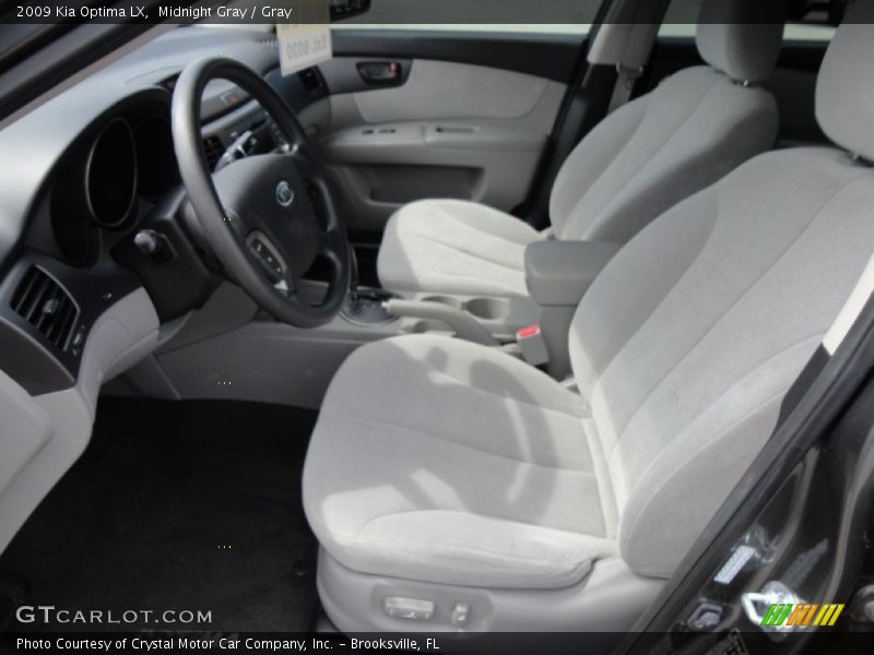 Midnight Gray / Gray 2009 Kia Optima LX