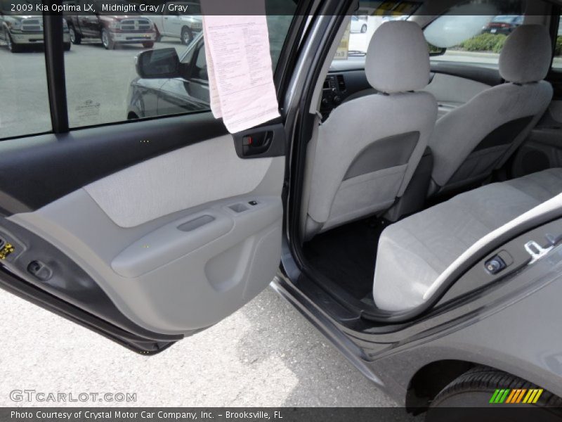 Midnight Gray / Gray 2009 Kia Optima LX