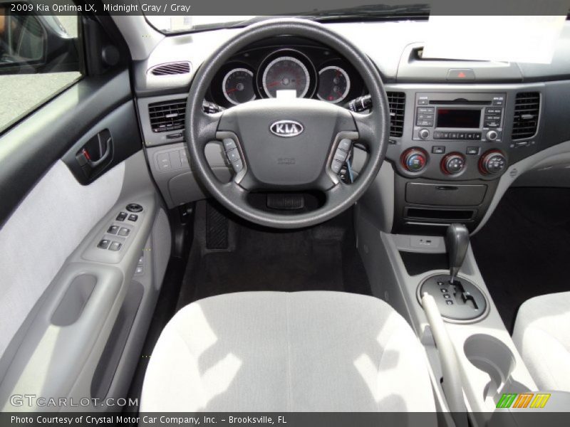 Midnight Gray / Gray 2009 Kia Optima LX
