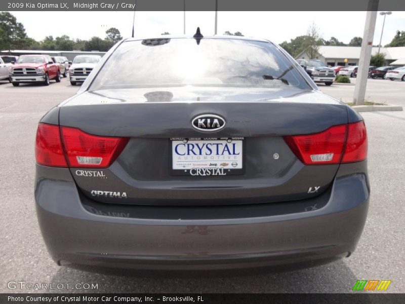 Midnight Gray / Gray 2009 Kia Optima LX