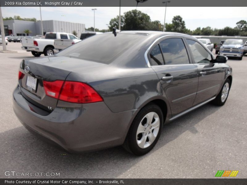 Midnight Gray / Gray 2009 Kia Optima LX