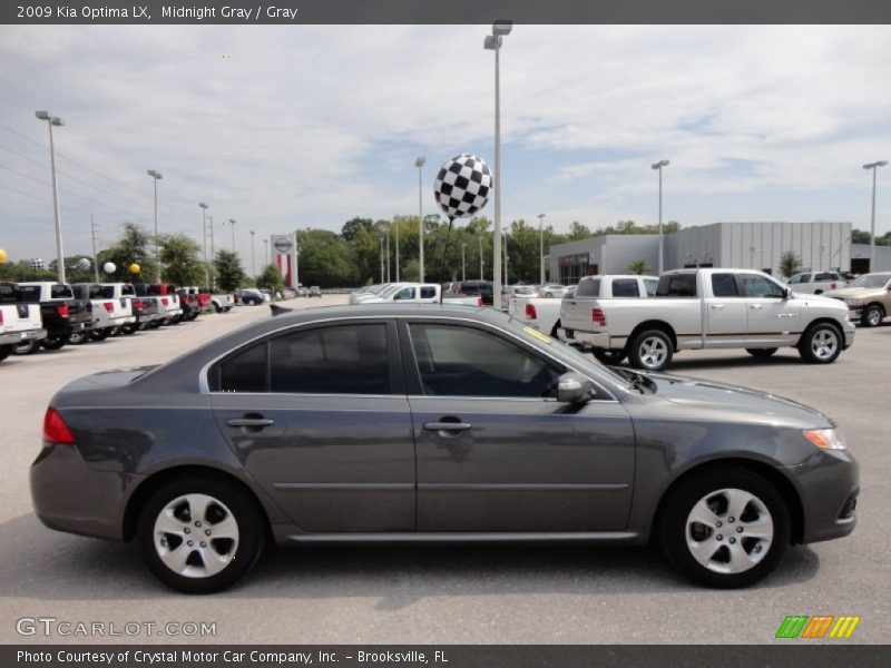 Midnight Gray / Gray 2009 Kia Optima LX