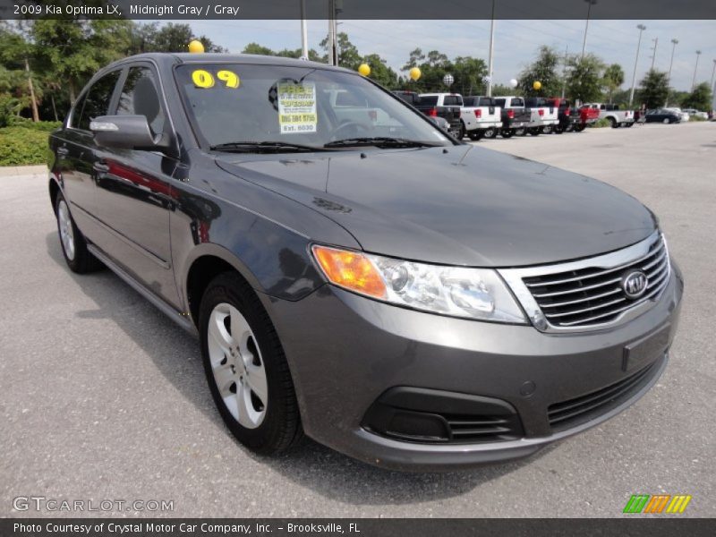 Midnight Gray / Gray 2009 Kia Optima LX