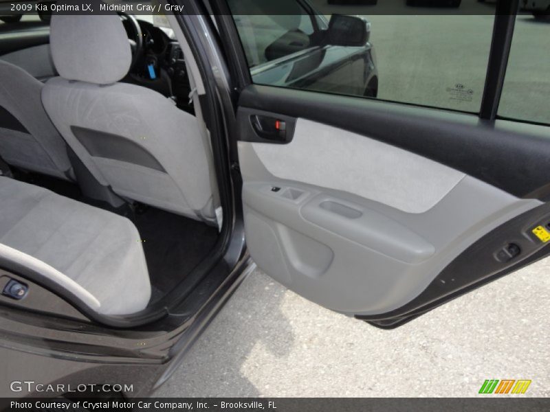 Midnight Gray / Gray 2009 Kia Optima LX
