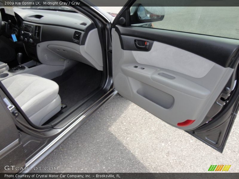 Midnight Gray / Gray 2009 Kia Optima LX