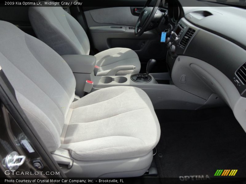 Midnight Gray / Gray 2009 Kia Optima LX