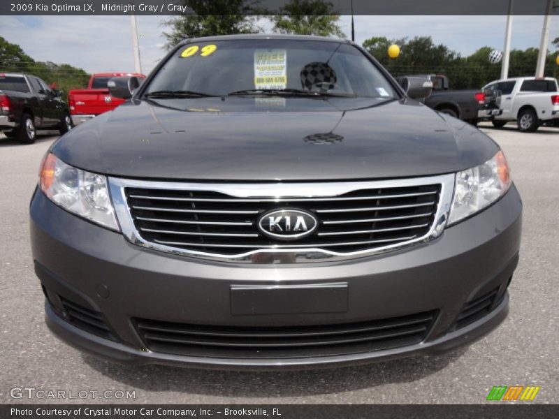 Midnight Gray / Gray 2009 Kia Optima LX