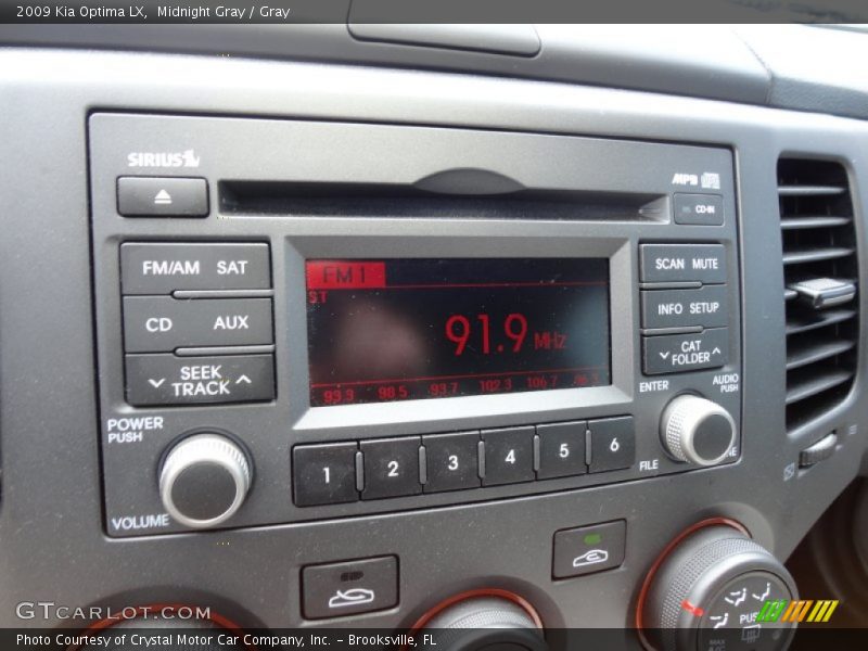 Midnight Gray / Gray 2009 Kia Optima LX