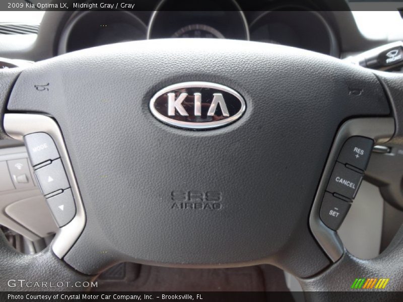 Midnight Gray / Gray 2009 Kia Optima LX