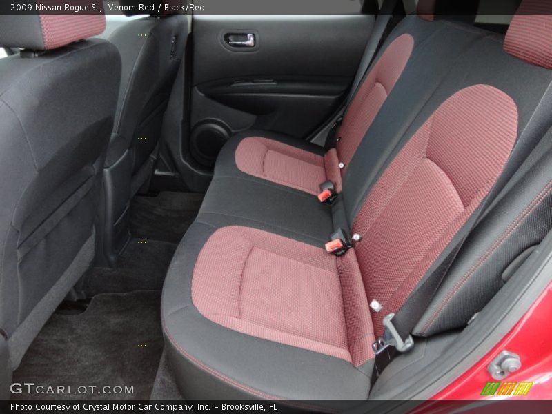 Venom Red / Black/Red 2009 Nissan Rogue SL