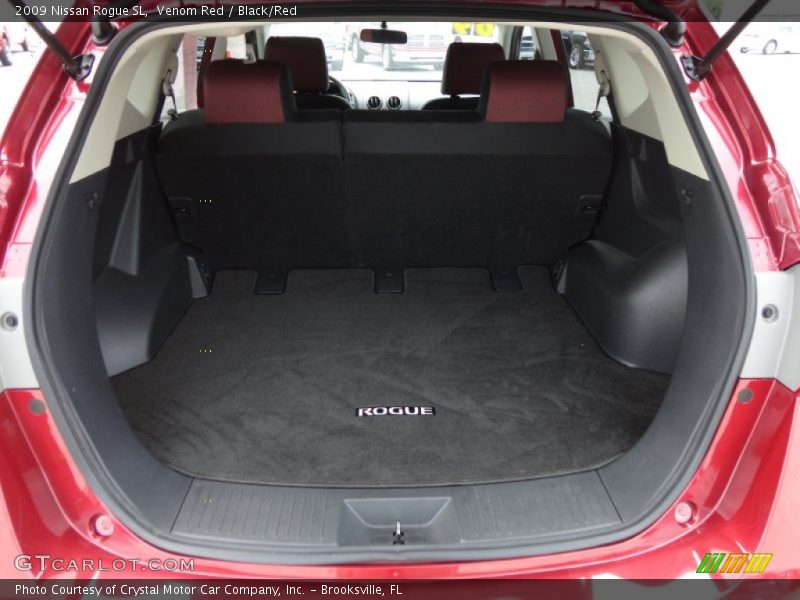 Venom Red / Black/Red 2009 Nissan Rogue SL