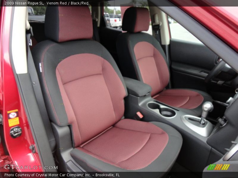 Venom Red / Black/Red 2009 Nissan Rogue SL