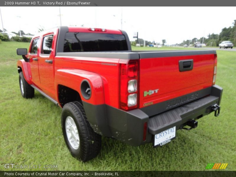 Victory Red / Ebony/Pewter 2009 Hummer H3 T