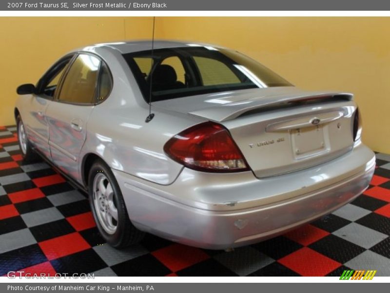 Silver Frost Metallic / Ebony Black 2007 Ford Taurus SE