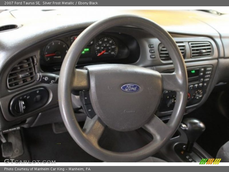 Silver Frost Metallic / Ebony Black 2007 Ford Taurus SE