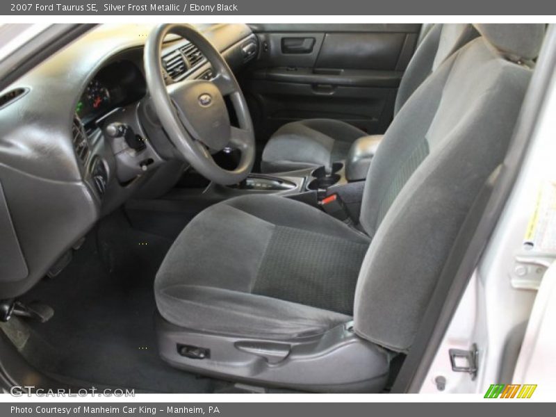 Silver Frost Metallic / Ebony Black 2007 Ford Taurus SE