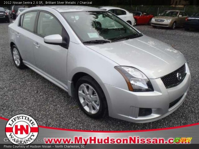 Brilliant Silver Metallic / Charcoal 2012 Nissan Sentra 2.0 SR