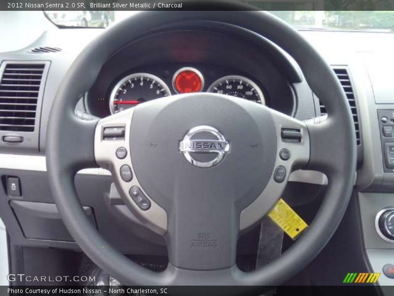 Brilliant Silver Metallic / Charcoal 2012 Nissan Sentra 2.0 SR