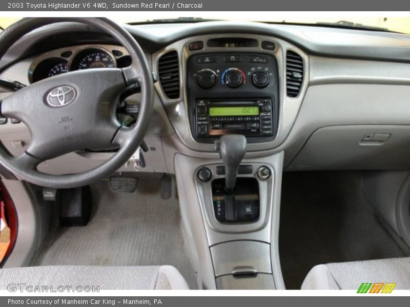 Sundown Red Pearl / Charcoal 2003 Toyota Highlander V6 4WD