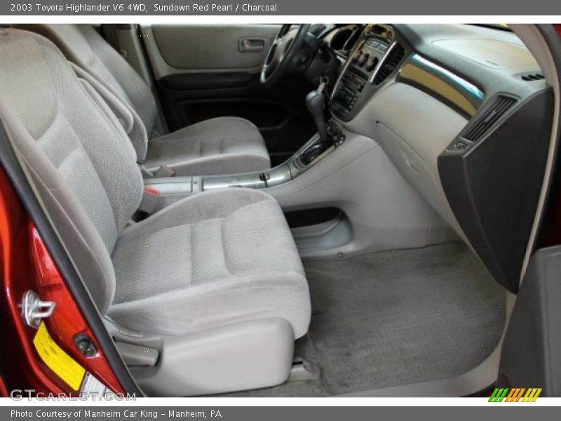 Sundown Red Pearl / Charcoal 2003 Toyota Highlander V6 4WD