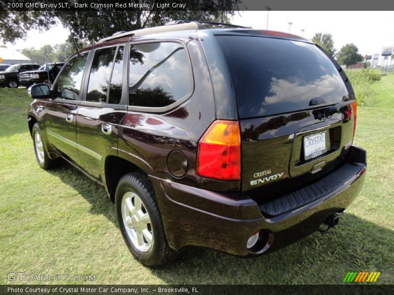 Dark Crimson Red Metallic / Light Gray 2008 GMC Envoy SLT