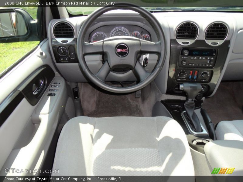 Dark Crimson Red Metallic / Light Gray 2008 GMC Envoy SLT