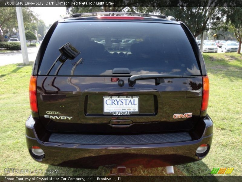 Dark Crimson Red Metallic / Light Gray 2008 GMC Envoy SLT