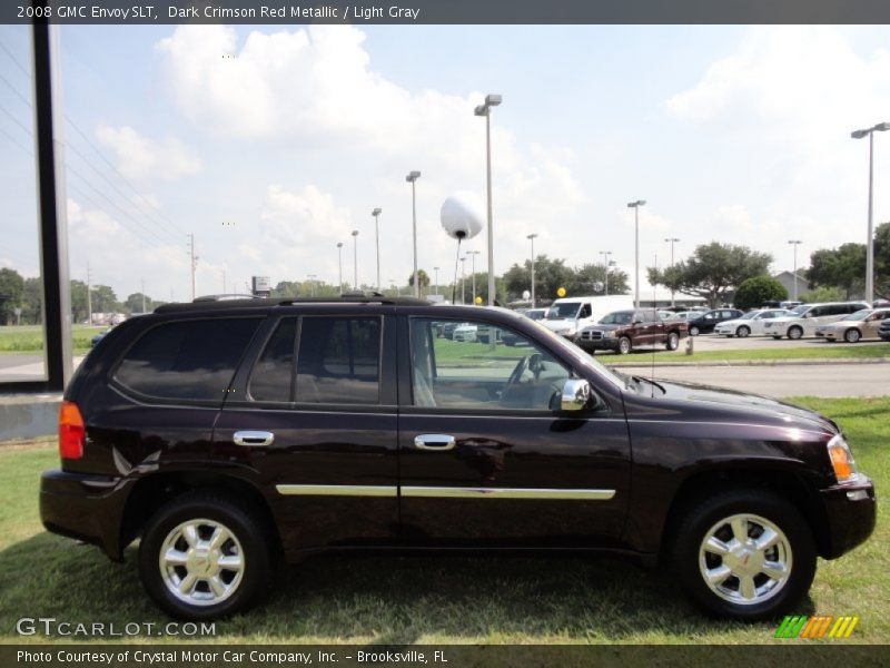 Dark Crimson Red Metallic / Light Gray 2008 GMC Envoy SLT