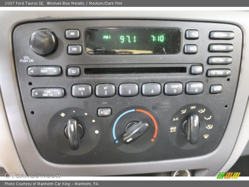 Windveil Blue Metallic / Medium/Dark Flint 2007 Ford Taurus SE